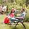 Costway 2PC Oversize Lounge Patio Heavy Duty Folding Recliner